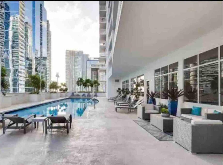 Spacious 36Th Flr 1 Bd 1 Bt • Brickell • Bay View Miami Exterior foto