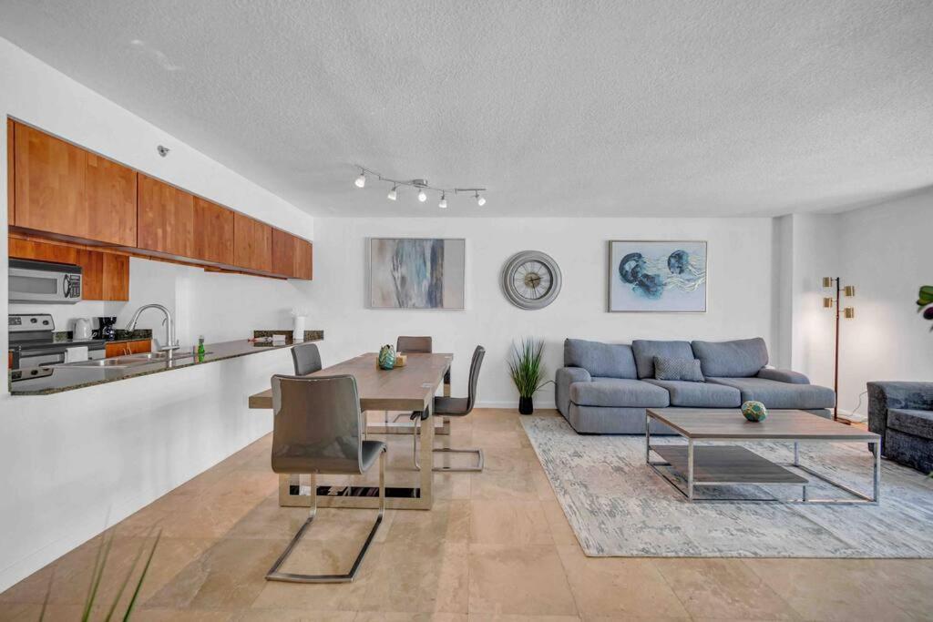 Spacious 36Th Flr 1 Bd 1 Bt • Brickell • Bay View Miami Exterior foto